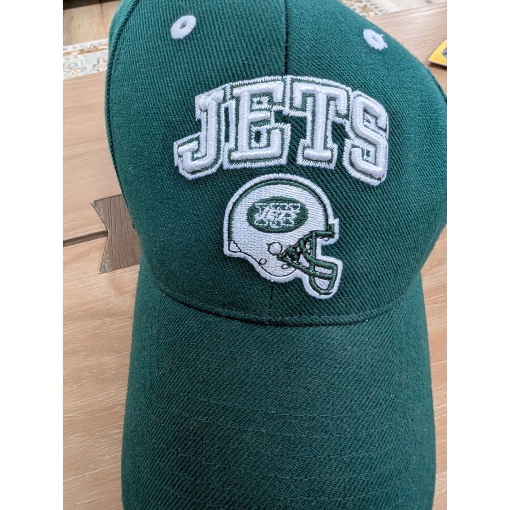 Vtg Green NFL New York NY Jets Wool Blend Hat Football Cap